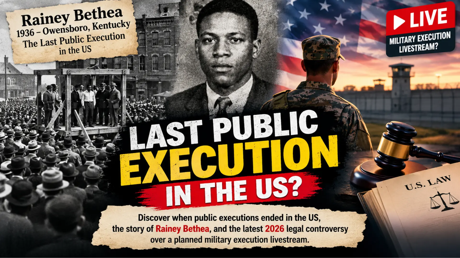 Last Public Execution in the US: 2026 Update